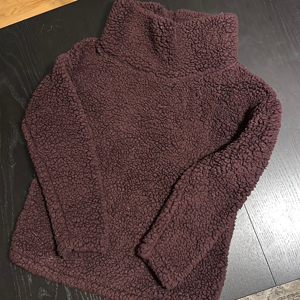 Target cowl neck Sherpa, size S